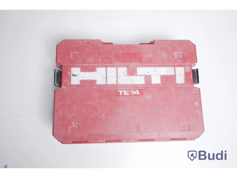 Hilti TE 14 Slagborrmaskin med diverse bits och förvaringslåda.
