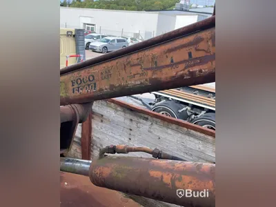 Veteranlastbil Scania Vabis L 75 kranbil med släp