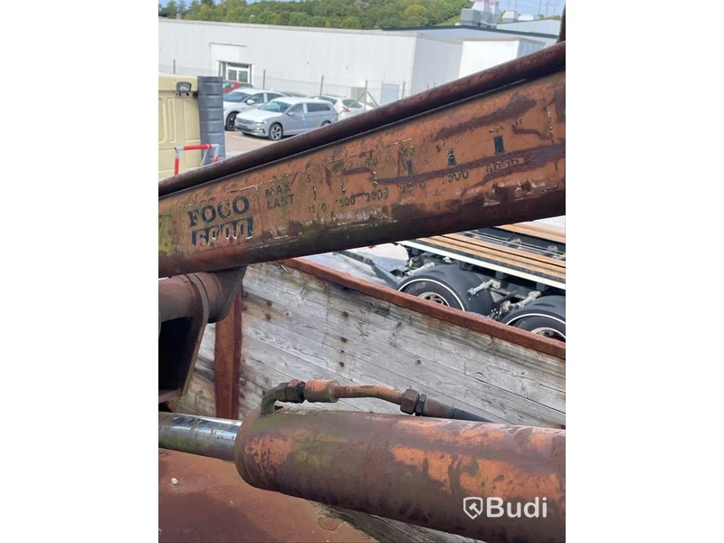 Veteranlastbil Scania Vabis L 75 kranbil med släp