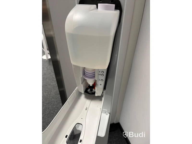 Handspritstation på golvstativ