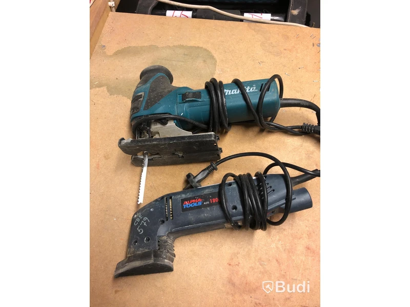 Alpha tools Slipmaskin ADS 180/1 och makita sticksåg 4351 FCT