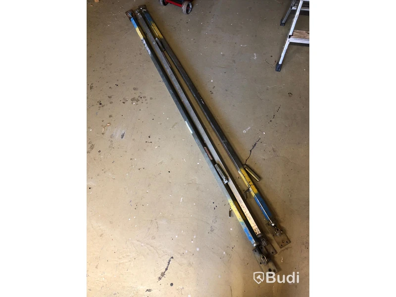3st monteringsstöd, längd 185cm
