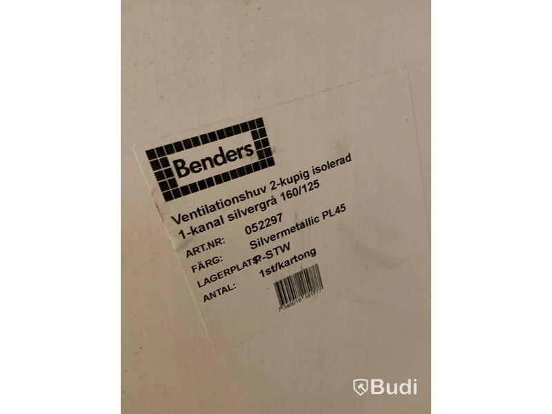 Ventilationshuv Benders 052297