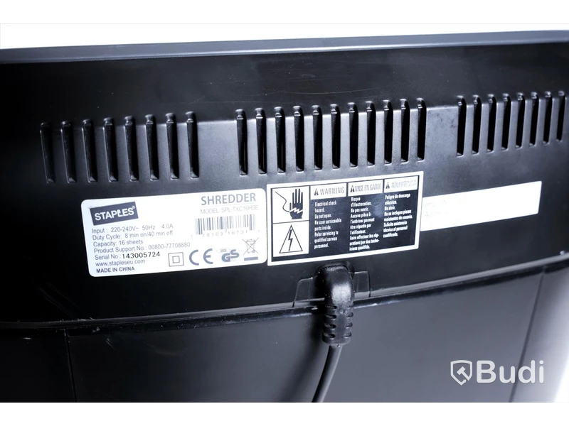 Dokumentförstörare - Staples spl-txc-16 hse
