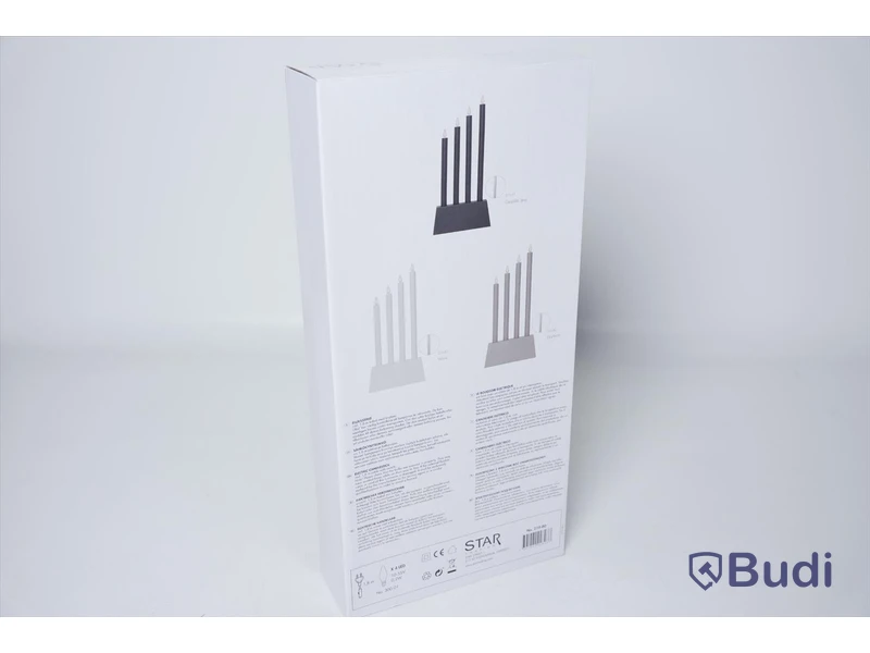Bordslampa - QUATTRO Candlestick Led STAR Trading, Vit