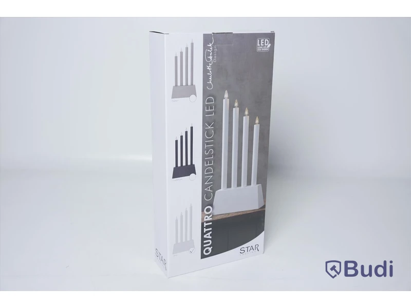 Bordslampa - QUATTRO Candlestick Led STAR Trading, Vit