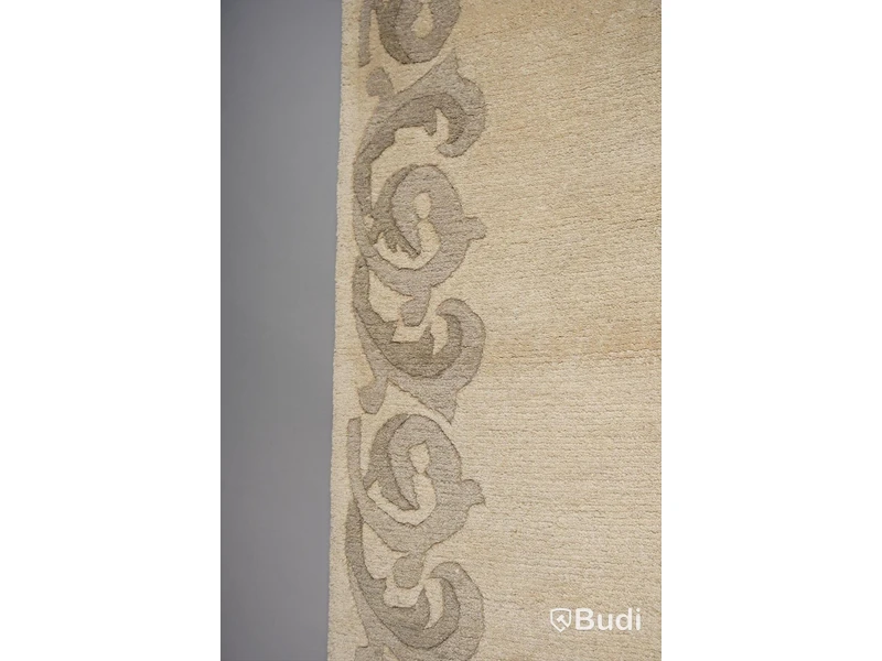 Handknuten Ryamatta i 100procent ull, 170 x 230 cm