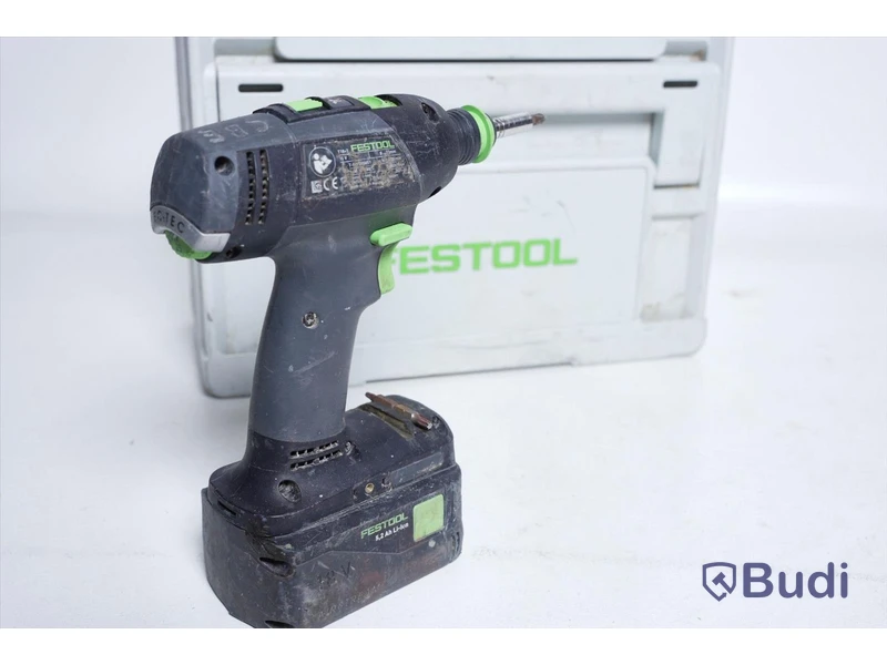 Festool Skruvdragare T18 med 2st batterier, laddare samt förvaringslåda.