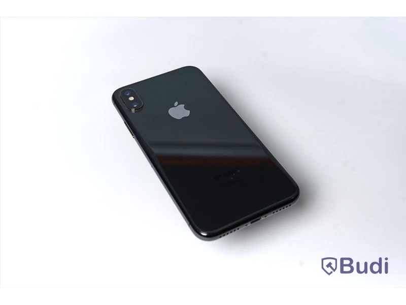 iPhone X, 64 GB utan tillbehör, 91 procent batterihälsa.