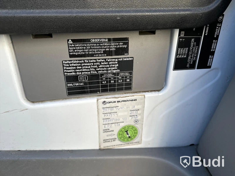 Lastbil  Mercedes-benz 906 Sprinter | 5ton | Thermoking kylaggregat