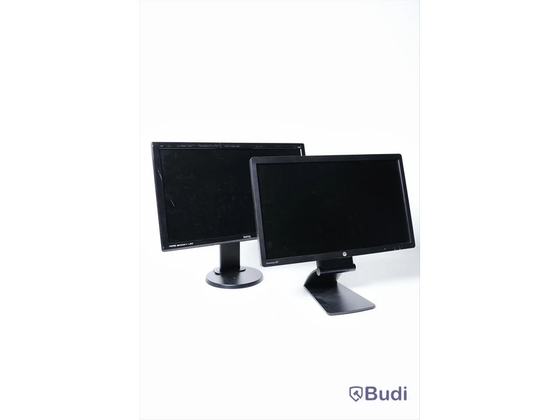 2st datorskärmar av olika tillverkare - utan Strömsladd/HDMI kabel.