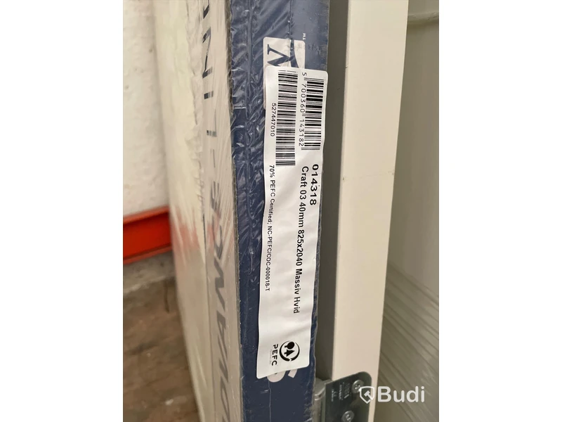 Dörr - SWEDOOR Craft 03, vit 825x2040x40 mm