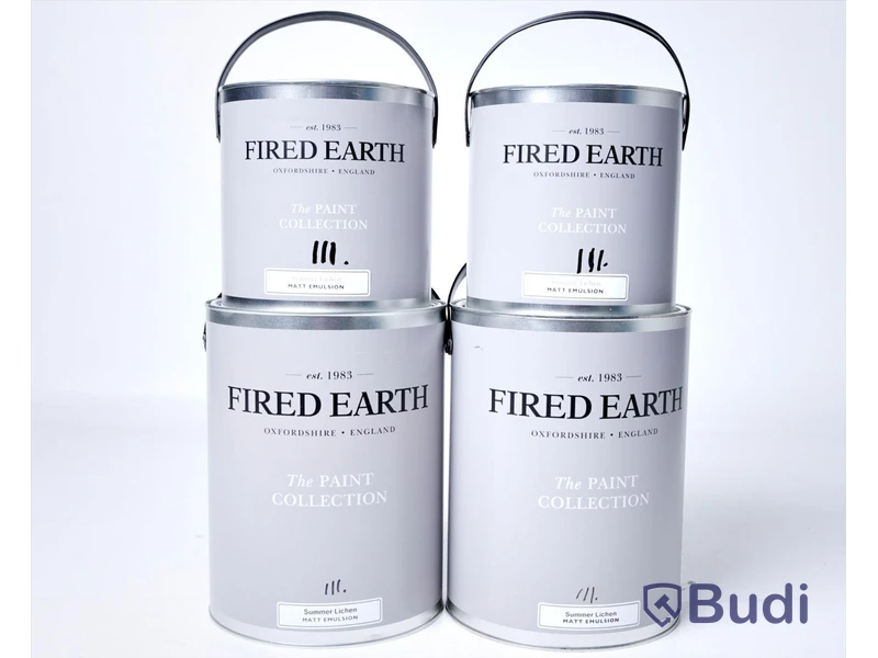 Färgburk - Fired Earth, Summer Lichen White 15 l