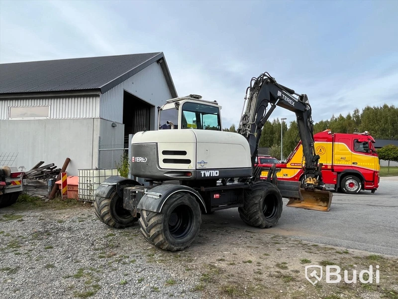 Grävmaskin Terex W110 -2007 inklusive Tiltorotator Engcon EC10 med skopa