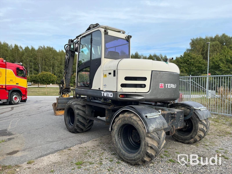 Grävmaskin Terex W110 -2007 inklusive Tiltorotator Engcon EC10 med skopa