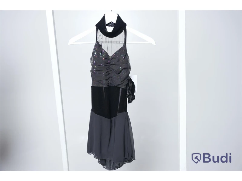 Konståkningsdräkt - Elite Xpression Black Broadway (Storlek S). Nypris ca 1250kr