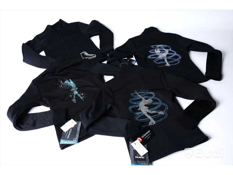 4st Träningsjackor strl 150 Polartech Power Stretch Sportwear. ( 10-12 år)