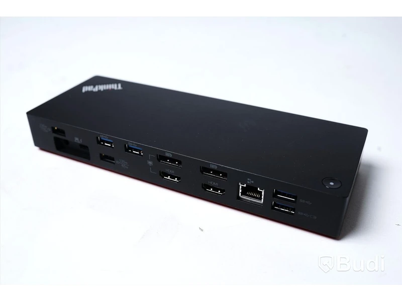 Thinkpad Thunderbolt 3 docking station med Lenovo laddare.
