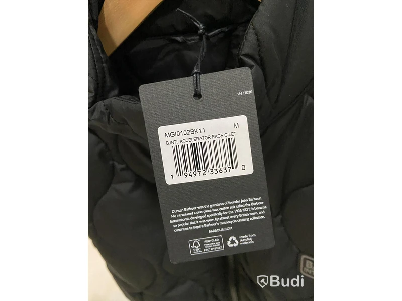 Väst - Barbour International Accelerator Race Gilet (Storlek M). Nypris 1790kr