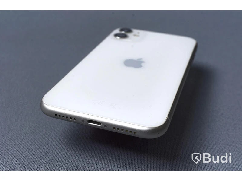 iPhone 11 - 64 GB, 85 procent batterihälsa, Apple med skal.