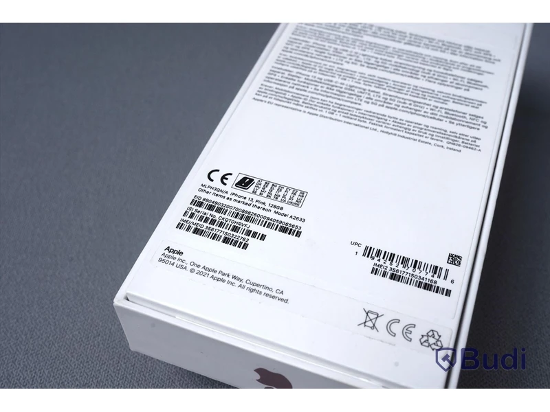iPhone 13 pink - 128 GB, 100 procent batterihälsa, Apple.