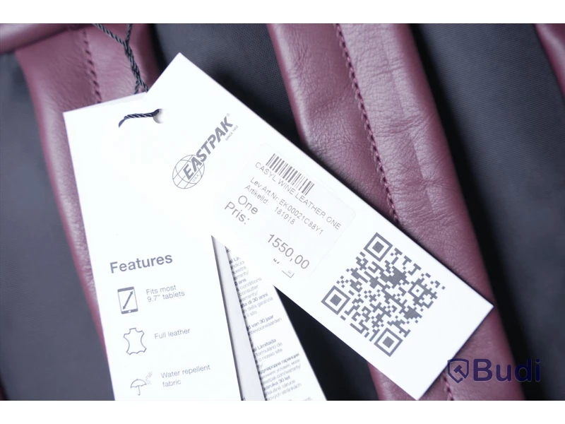 Ryggsäck - Eastpak Casyl Wine Leather. Nypris 1550kr