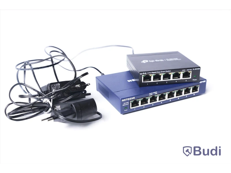 Servrar - tp link TL SG105E och NETGEAR Gigabit swiutch GS108