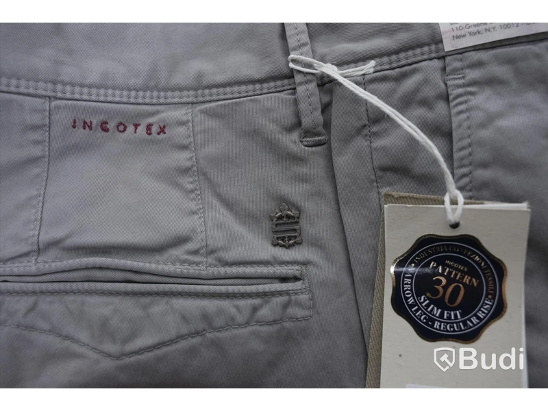 Byxor - Incotex Slacks Grey Slim Fit (W36). Nypris 2500kr