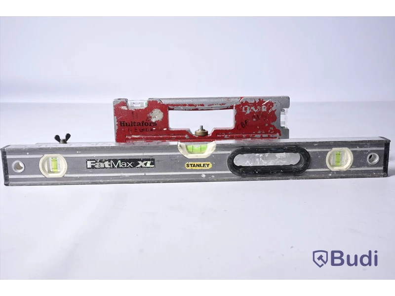 Hultafors vattenpass och Stanley vattenpass (60 cm)