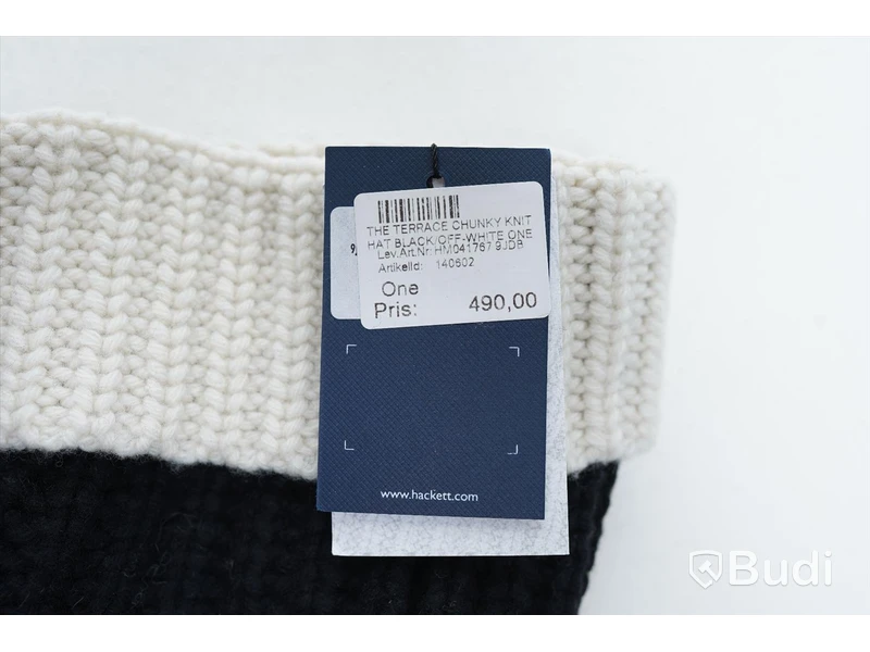 2 st Mössor - Champion Embroidered Beanie cap (storlek Onesize) Hackett London The terrace chunky knit (storlek Onesize)