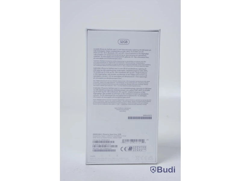 Iphone 6 s, space gray, 32GB. Ny, Obruten förpackning.