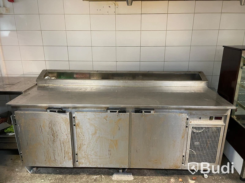 Rostfri kylbänk OBS! Defekt, fungerar ej