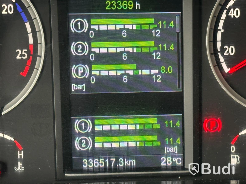 Lastbil Scania R480 8x2-6 Kranflak | Bodbil HMF Thor 8520 K8