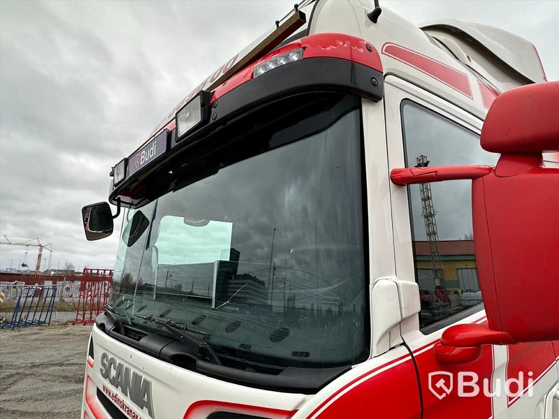 Lastbil Scania R480 8x2-6 Kranflak | Bodbil HMF Thor 8520 K8