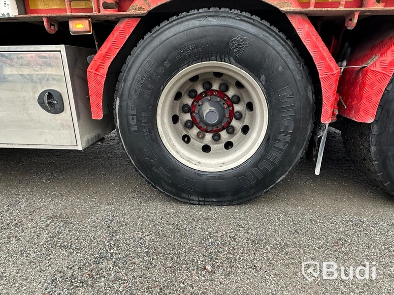 Lastbil Scania R480 8x2-6 Kranflak | Bodbil HMF Thor 8520 K8