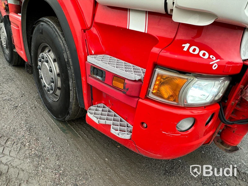 Lastbil Scania R480 8x2-6 Kranflak | Bodbil HMF Thor 8520 K8