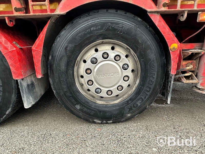 Lastbil Scania R480 8x2-6 Kranflak | Bodbil HMF Thor 8520 K8