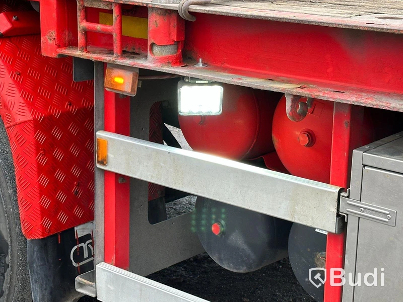 Lastbil Scania R480 8x2-6 Kranflak | Bodbil HMF Thor 8520 K8