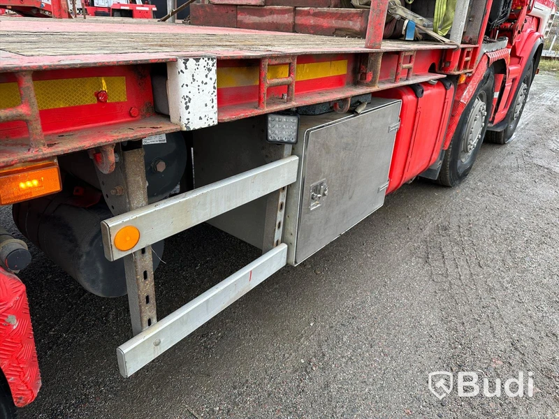 Lastbil Scania R480 8x2-6 Kranflak | Bodbil HMF Thor 8520 K8