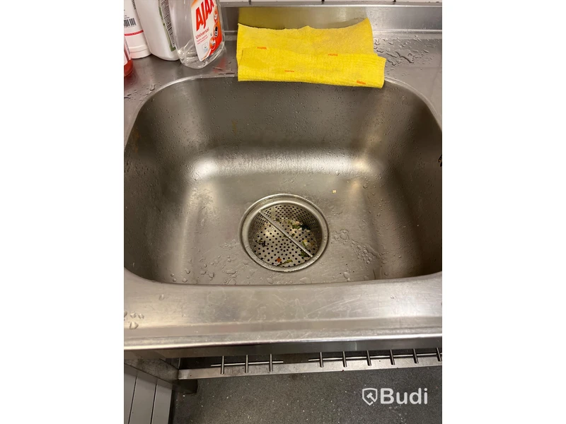Diskbänk i rostfritt