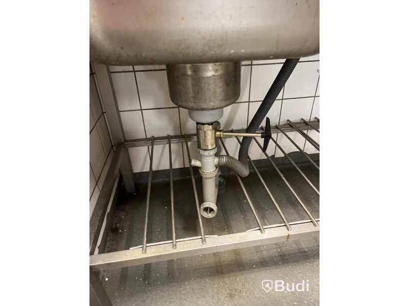 Diskbänk i rostfritt