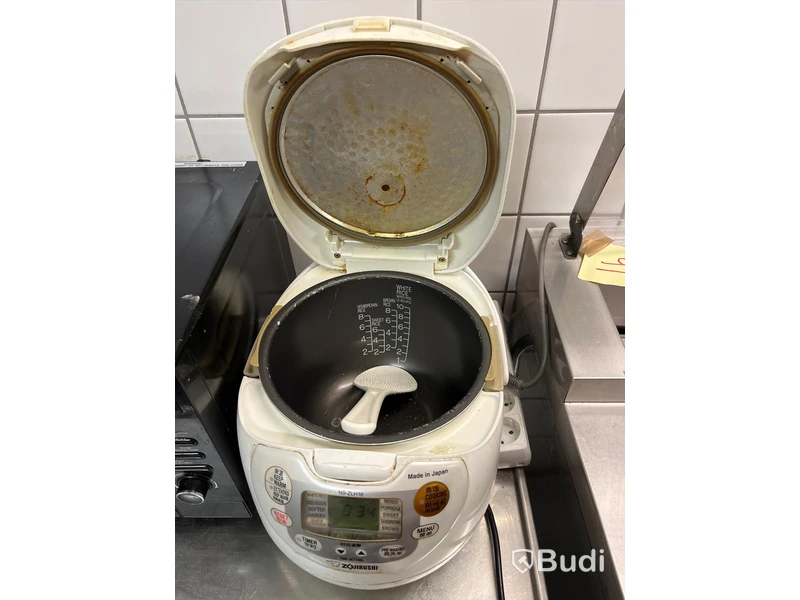 Rostfri rullvagn, micro, och riskokare