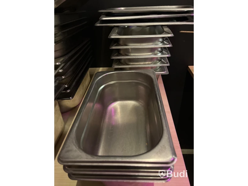 Rostfria kantiner 8st