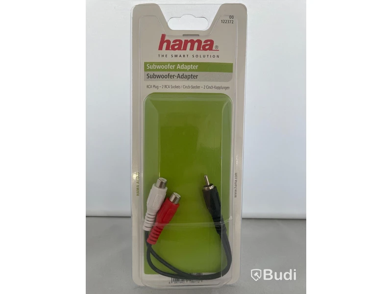 Hama Audio Adaptrar, 8st. Ny Obruten förpackning