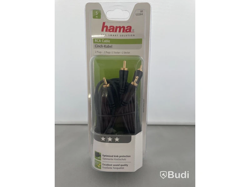 Hama RCA Cabel, 4 st. Ny, Obruten förpackning