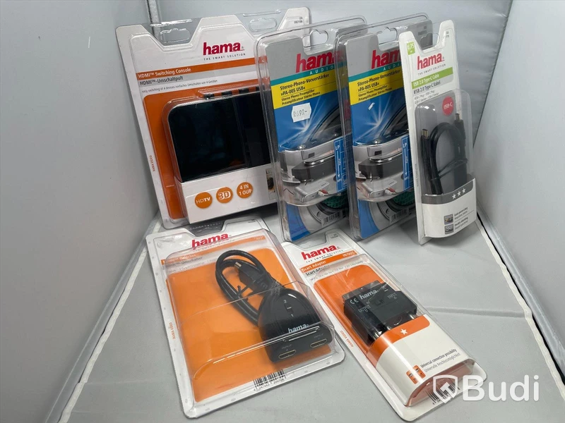 Diverse Hamaprodukter 6 st. Ny. OBS! Stereo-Phone PreAmp, har sprucken plastförpackning