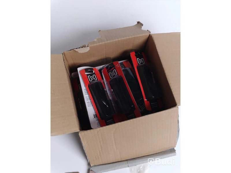 Box med ca 12st adaptor 1/4 TS to 1/4 in TRS