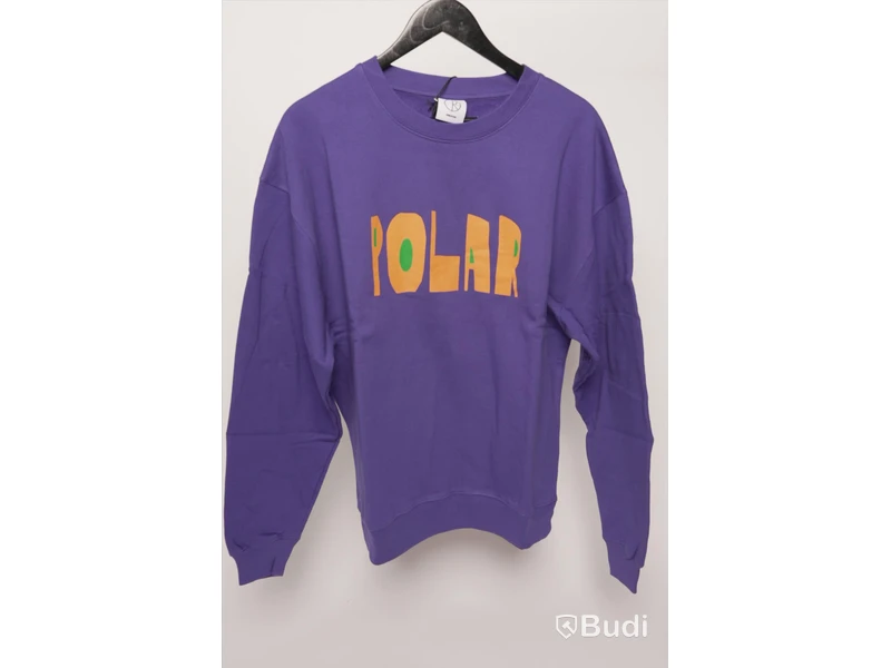 Sweatshirt - Polar Skate Co Cut Logo Crew (Storlek M). Nypris 899kr