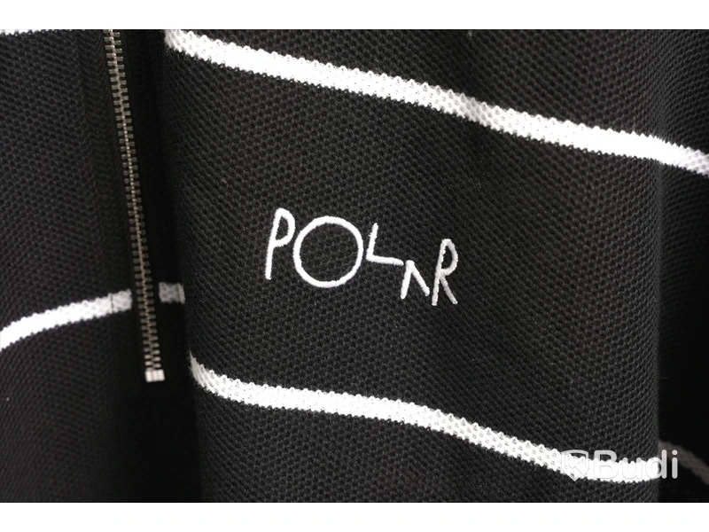 Tröja - POLAR Stripe zip Neck sweat, Svart (Storlek L) Ca Nypris 1200 kr