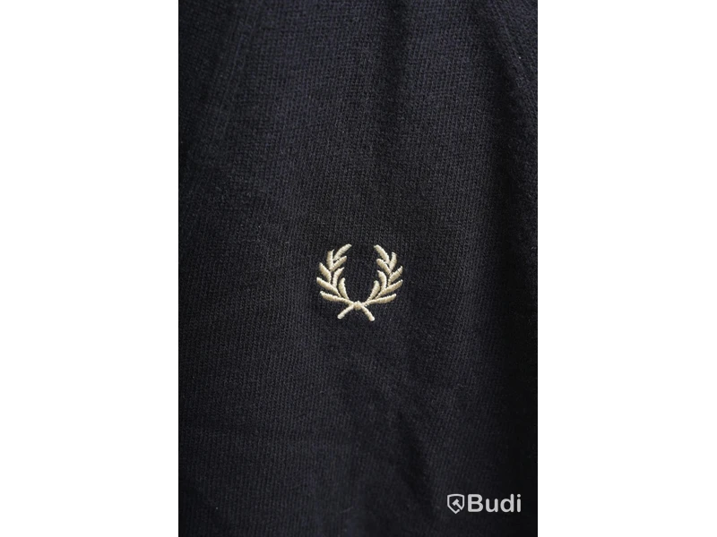 Cardigan - Fred Perry, Lamb wool, Svart (Storlek XL)  Ca Nypris 2000 kr